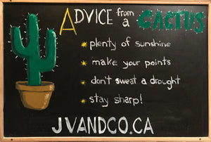 Advice from a Cactus
